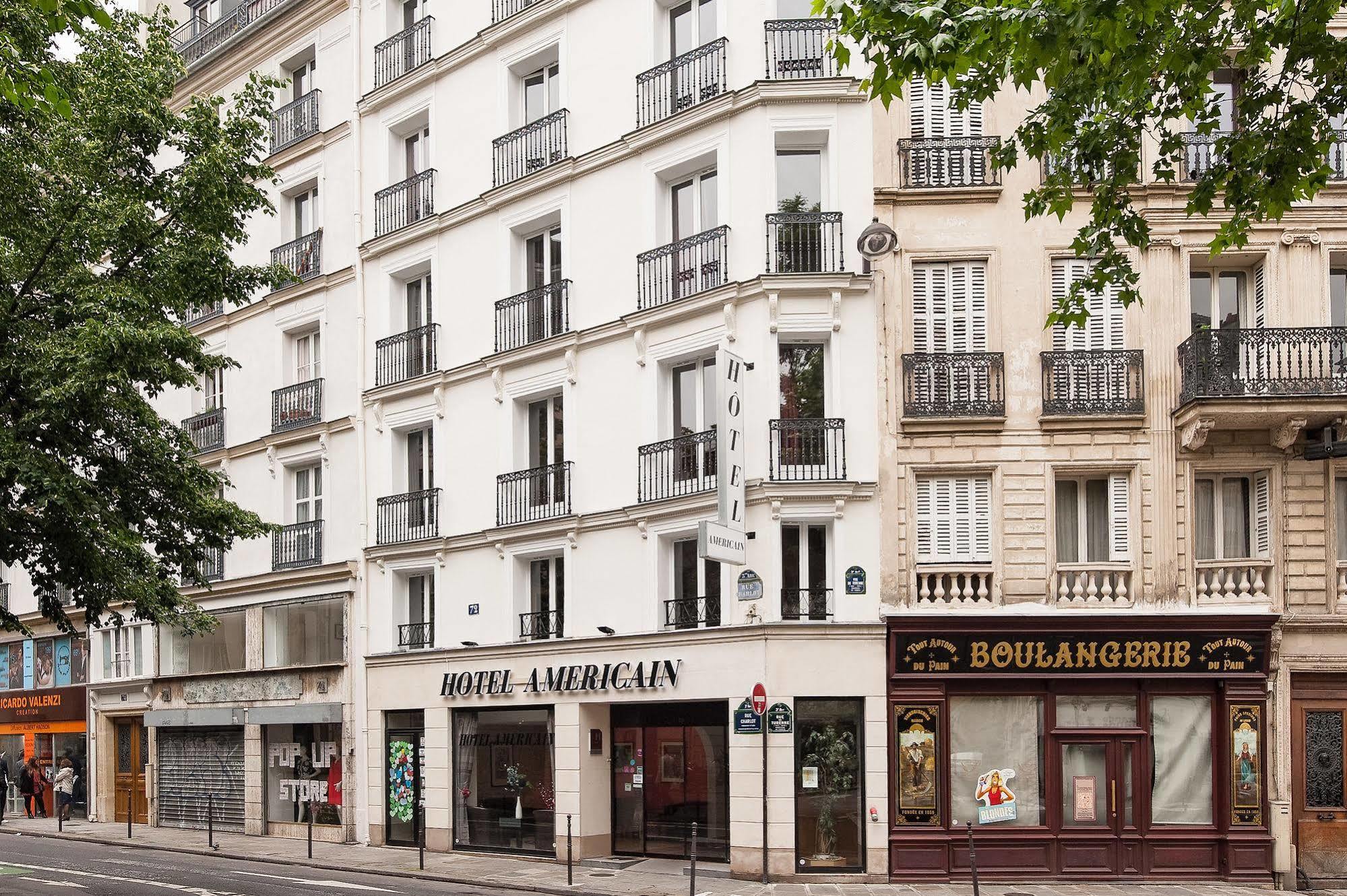 Hotel Americain Parijs Buitenkant foto